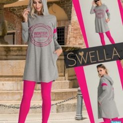 Women Hoodies Set- (T-22107-B39)