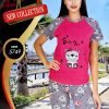 Women Short Sleeve Pajama Set (T-5749-B10)