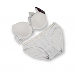 Ladies lingerie Set- (6803W-White)