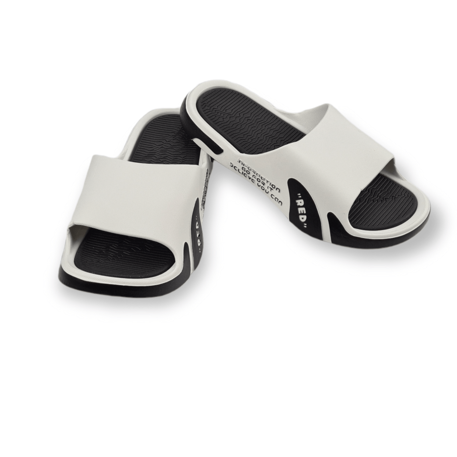 Mens Slippers (7115White) TOP QATAR SHOP