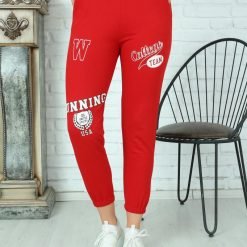 Womens track pants - (T522-RE-B128)