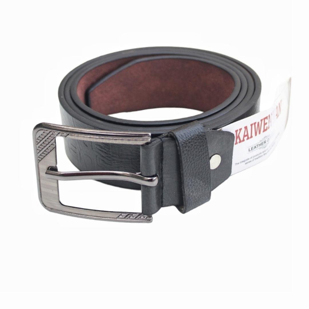 Mens Leather Belt (10026A) TOP QATAR SHOP