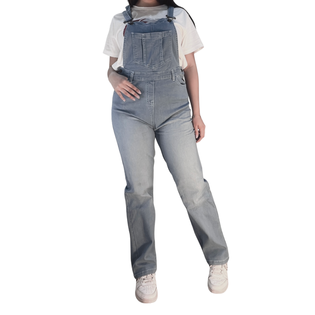 Classic Denim Overalls Light Blue (3908A16) TOP QATAR SHOP