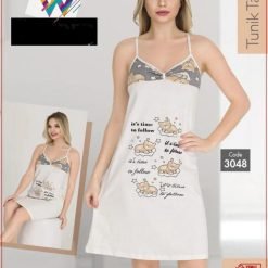 All-Over Women Night Wear (T3048-B67) - Free Size