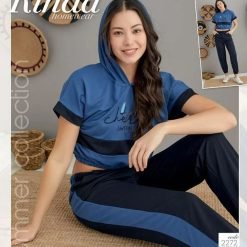 Ladies Short Sleeve Set (T-2272-B13)