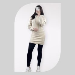 Alternative view of Ladies Longline Hoodie – (20015-A46)
