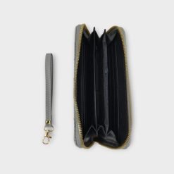 Alternative view of Fashion Women Long Wallet with Zipper - (30156-D19)