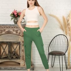 Womens track pants DARK GREEN - (T520DG-A89)