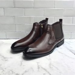 MENS BOOT LEATHER SHOES –  (R6556)