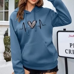 Womens Hoodie Sweatshirt - 20329-B63