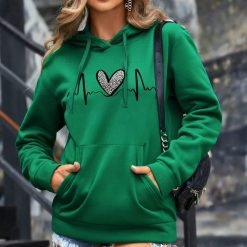 Womens Hoodie Sweatshirt - 20330-B63