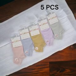 Ladies Socks 5 PCS (Random Color 20411-D6)
