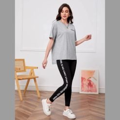 Women’s T-Shirt and Pants set - (20423-B16)
