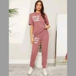 Women’s T-Shirt and Pants set - (20428-B59)