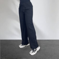 Womens Summer Pants Wide Leg - (20454-B119)