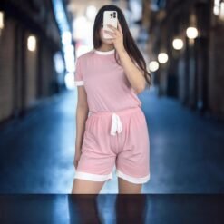 Women’s T-Shirt and Short set (20448-B73)