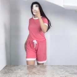 Women’s T-Shirt and Short set (20451-B73)