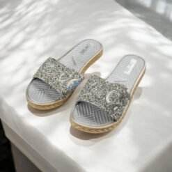 Ladies Slippers (6111-Silver)
