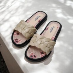 Ladies Slippers (6208-Cream)