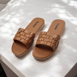 Ladies Slippers (6232-Brown)