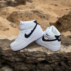 Ladies Shoes - (BW3218 White-Black)